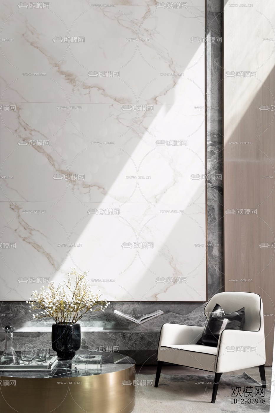 新中式别墅效果图下载（渲染图14）