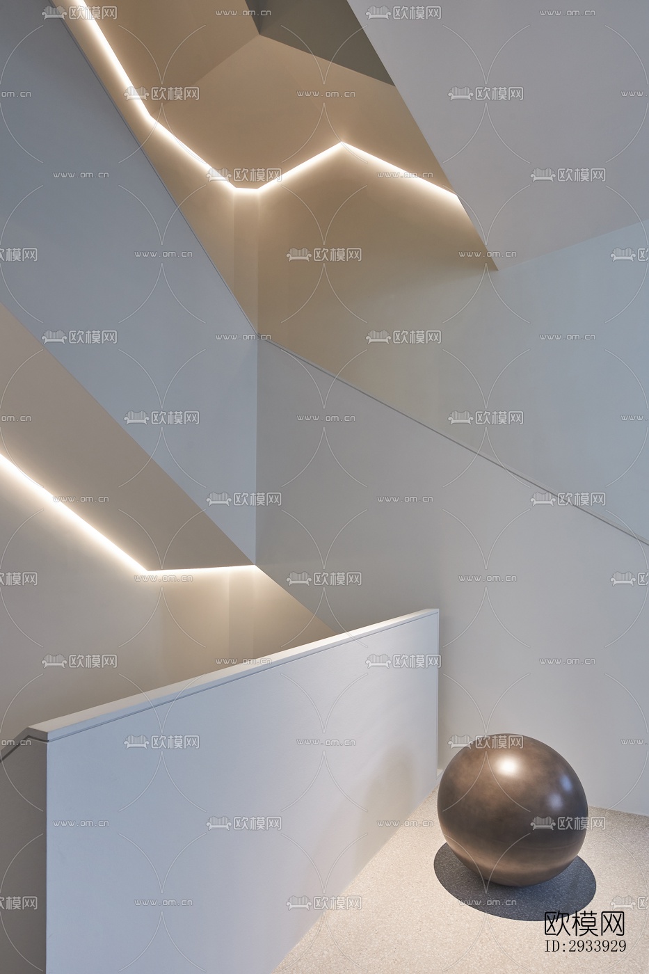 新中式别墅效果图下载（渲染图11）