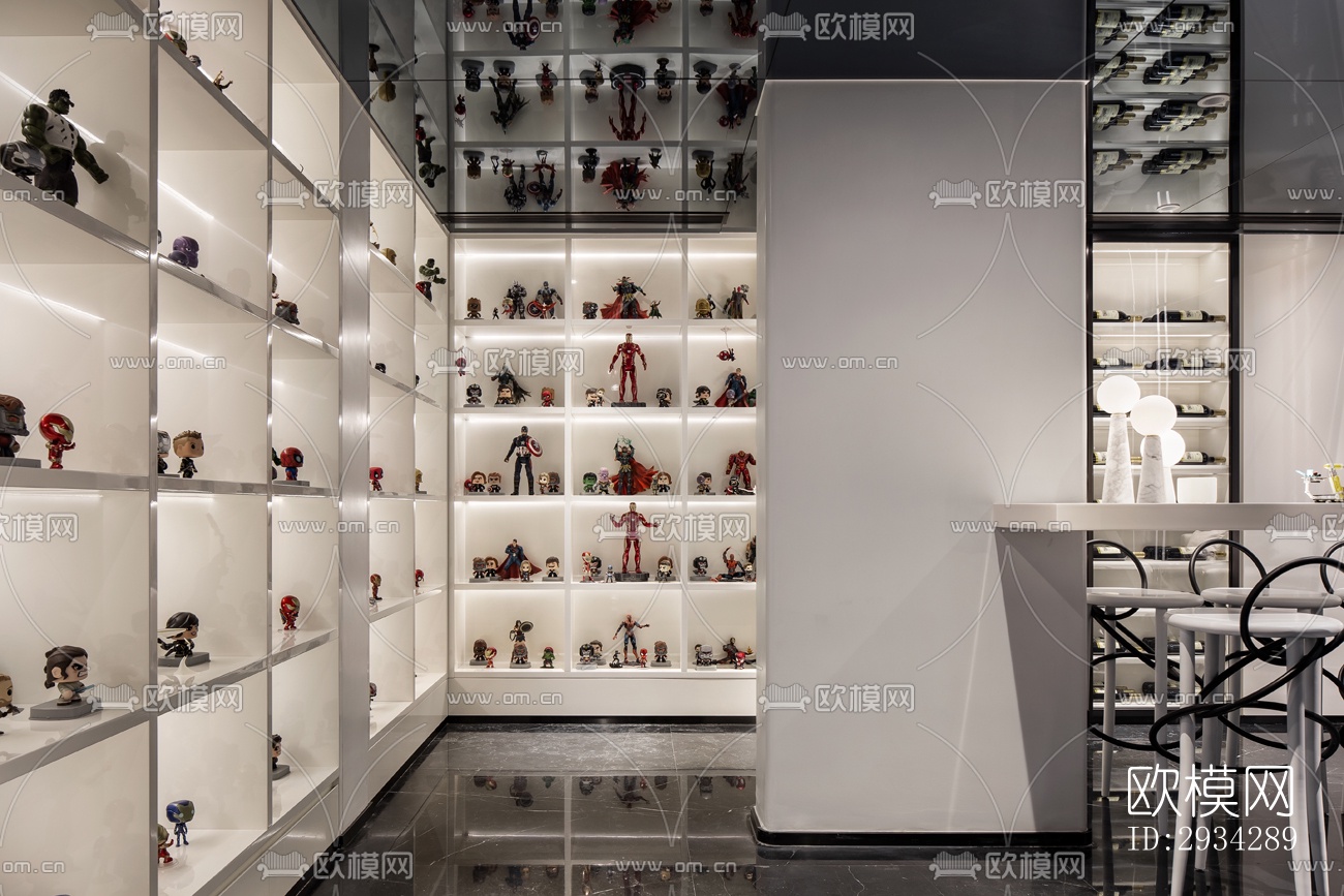 现代复式效果图下载（渲染图19）