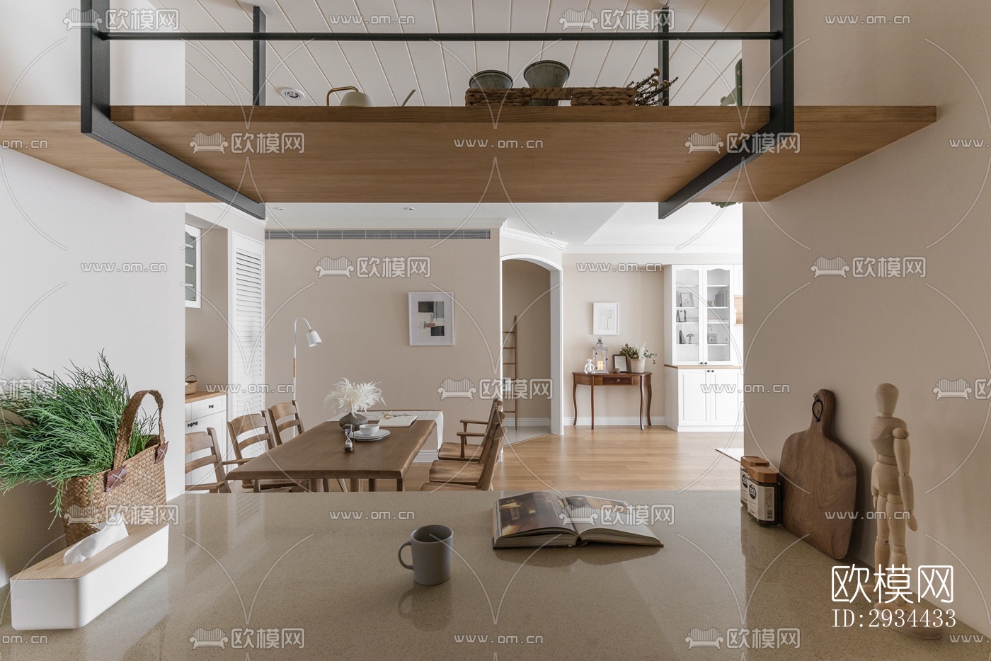 北欧平层效果图下载（渲染图8）