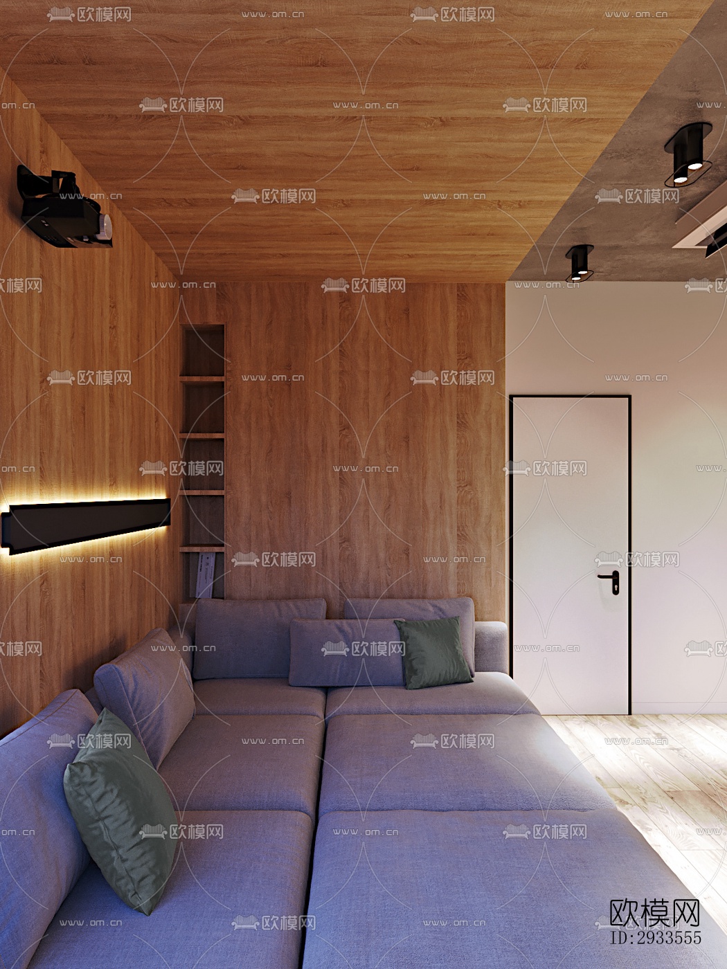 北欧公寓效果图下载（渲染图9）