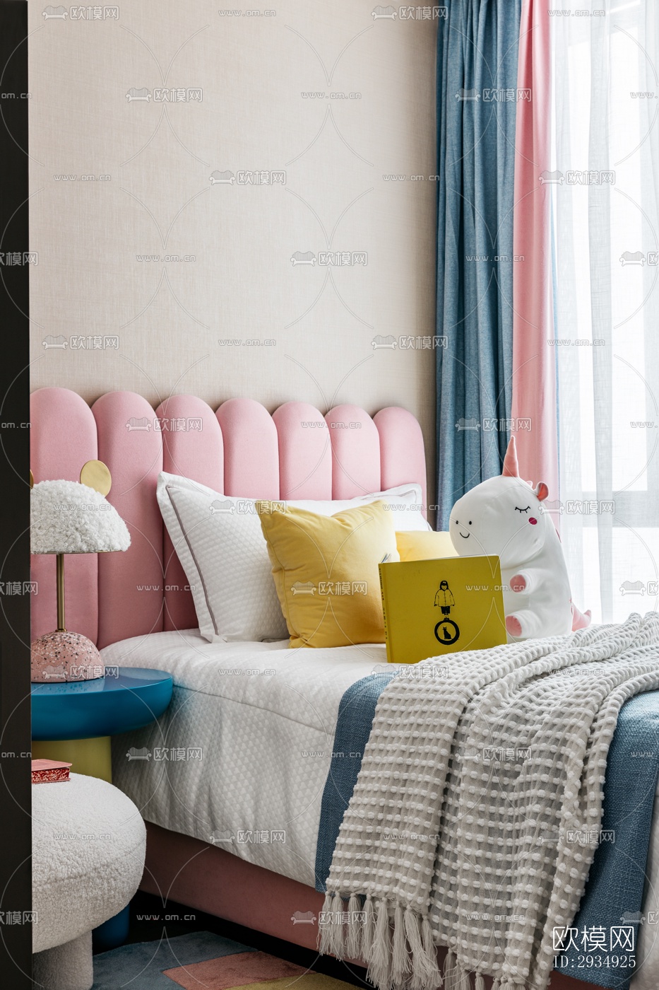 现代平层效果图下载（渲染图11）