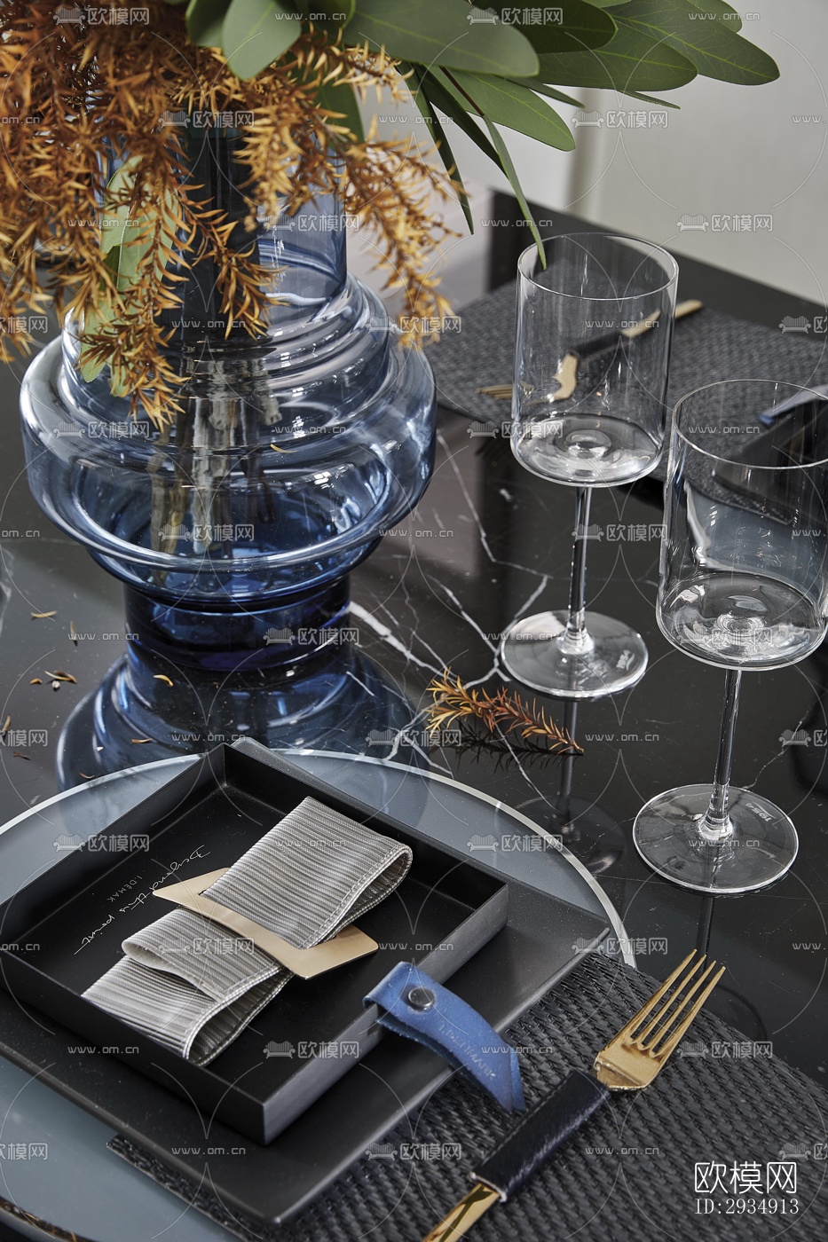 现代平层效果图下载（渲染图12）