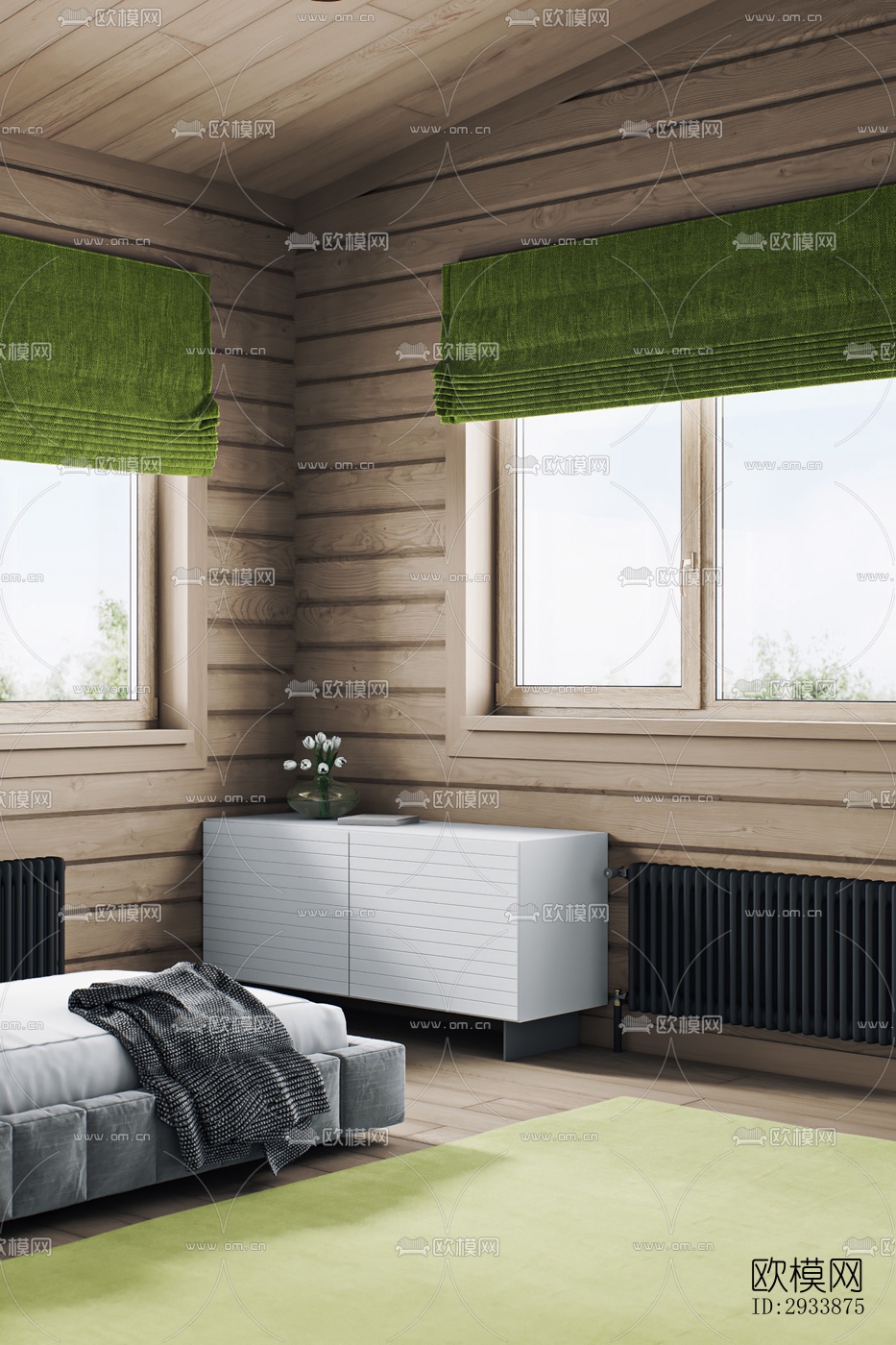 北欧别墅效果图下载（渲染图4）