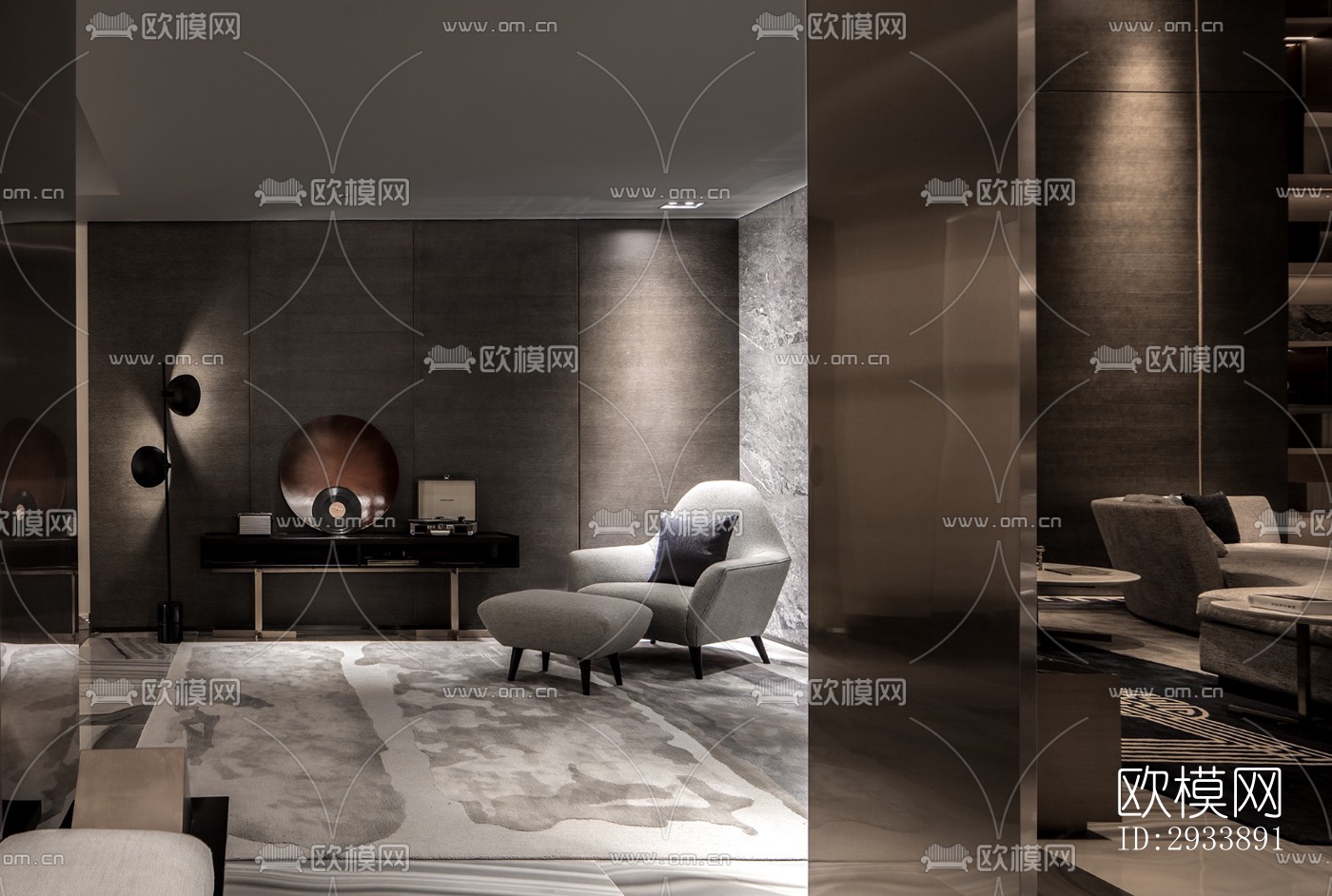 后现代别墅效果图下载（渲染图8）