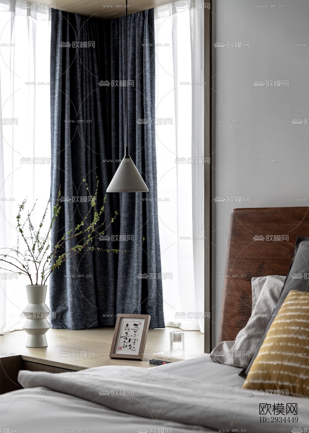 后现代平层效果图下载（渲染图4）