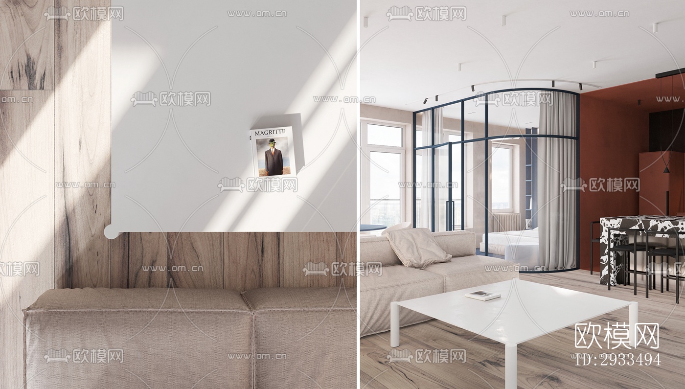 北欧公寓效果图下载（渲染图18）