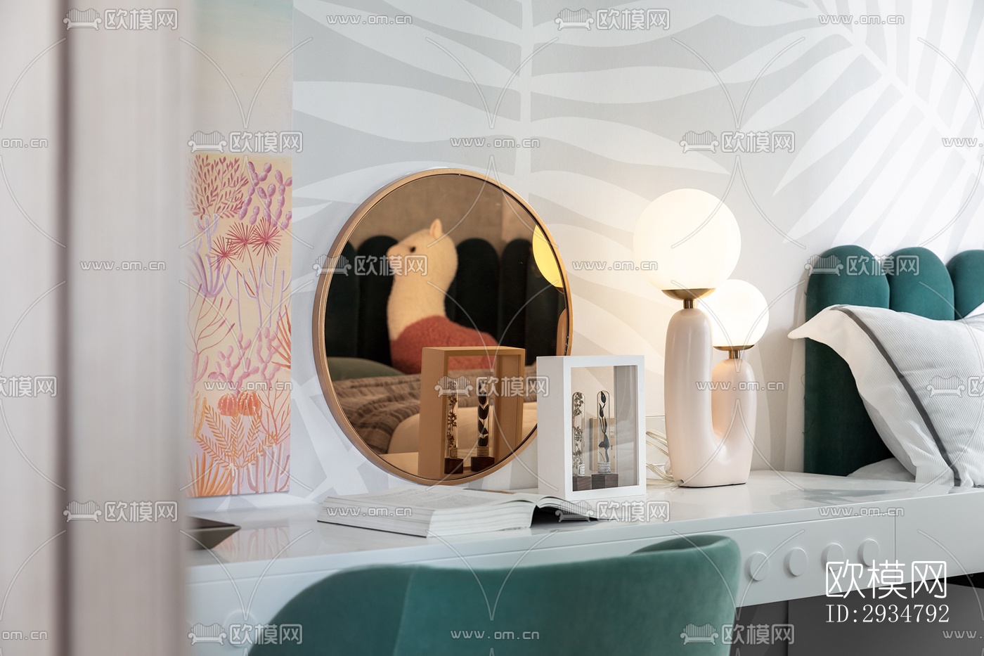 现代平层效果图下载（渲染图17）