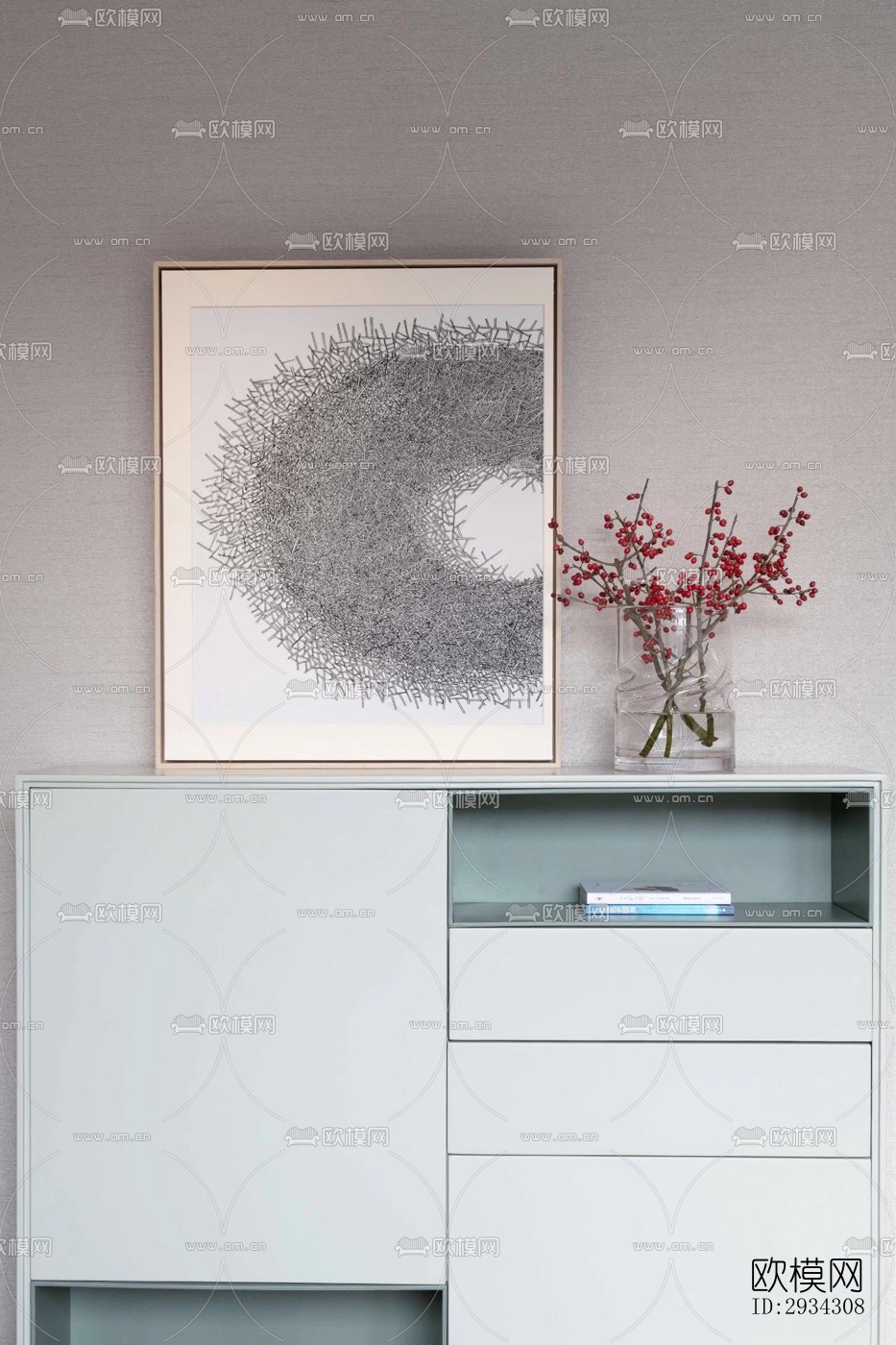 现代复式效果图下载（渲染图15）