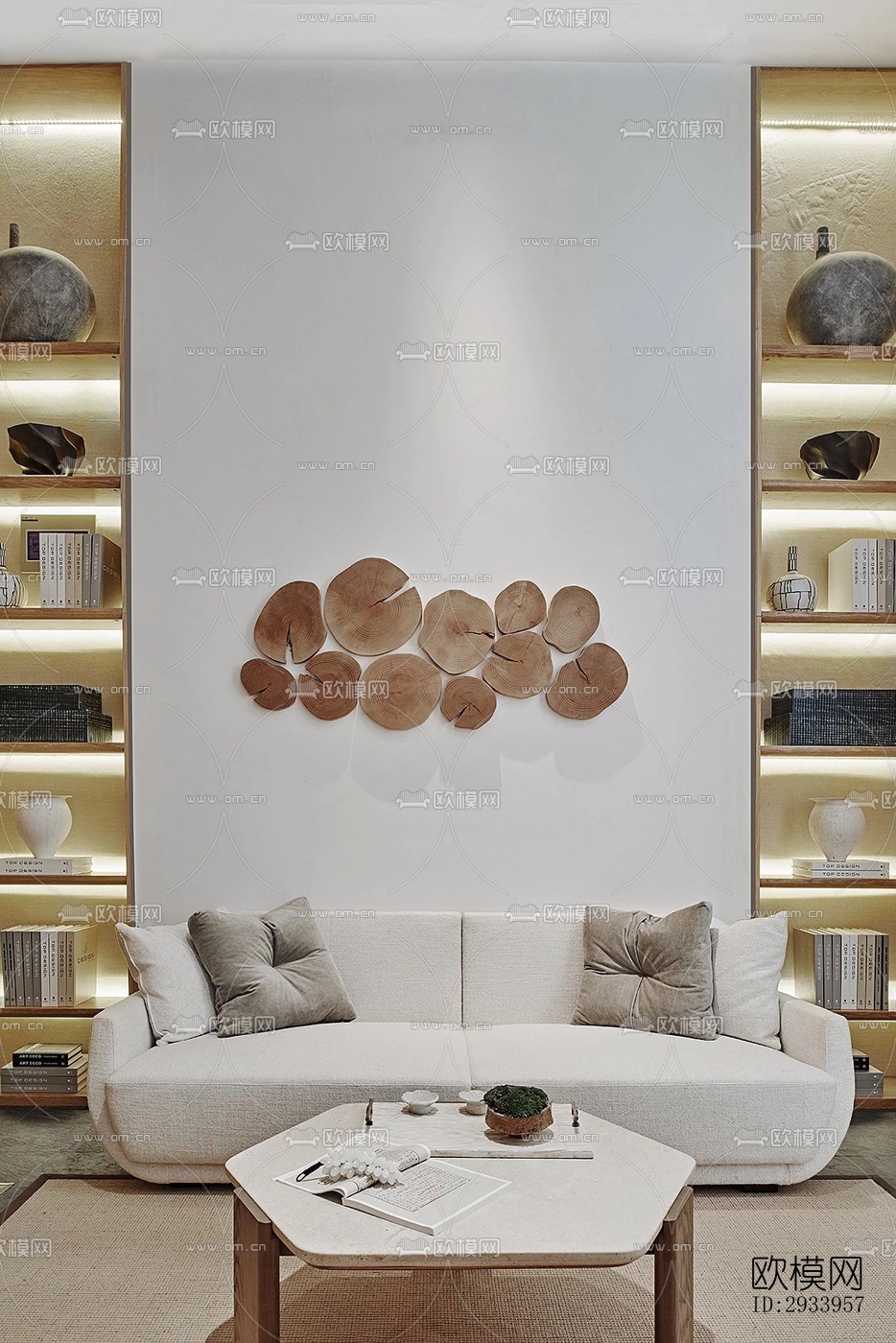 新中式别墅效果图下载（渲染图5）