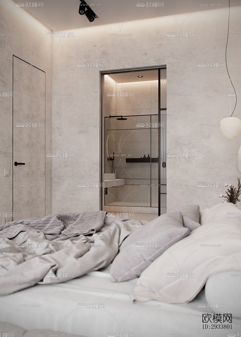 现代公寓效果图下载（渲染图3）