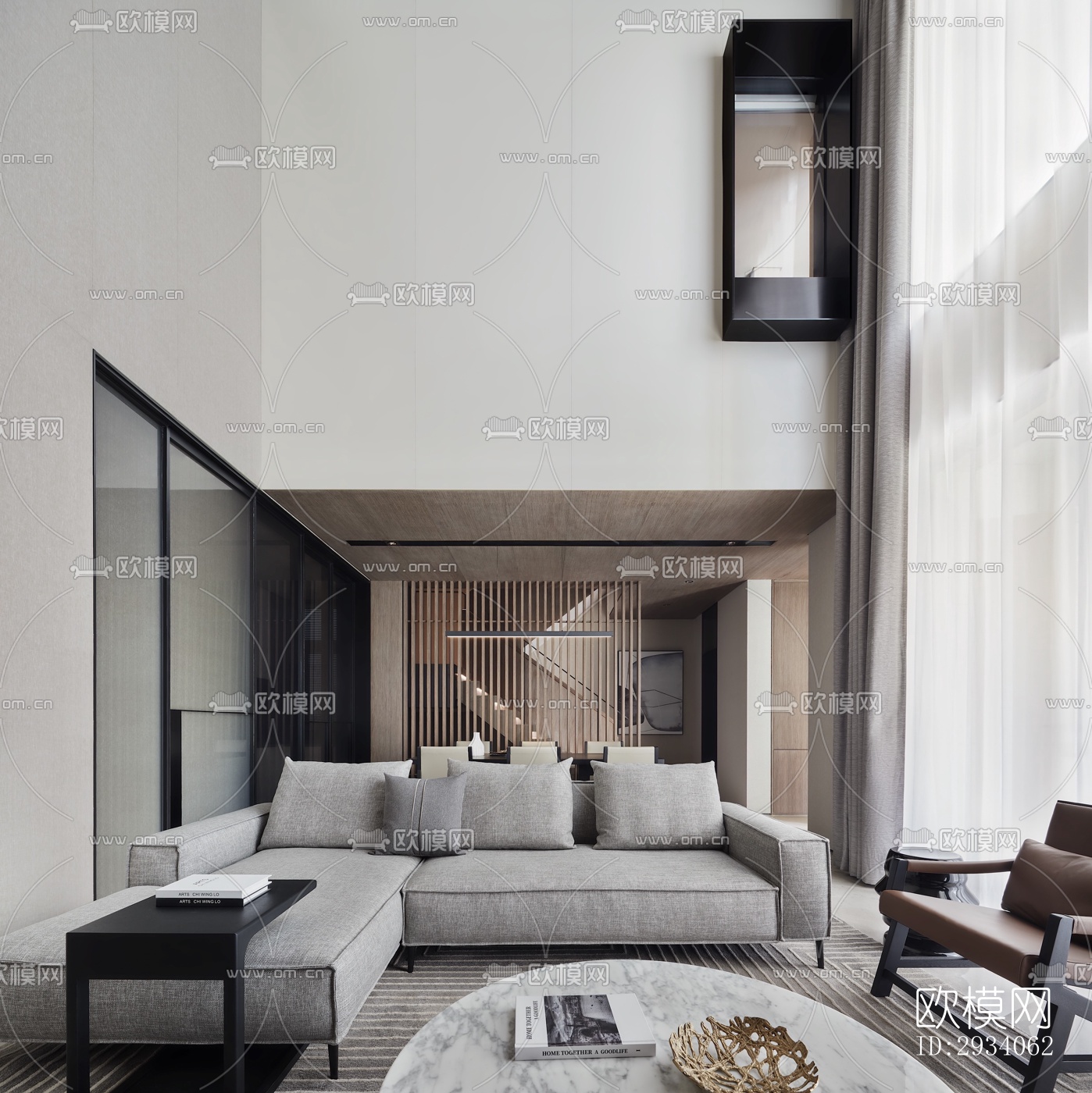 现代别墅效果图下载（渲染图6）