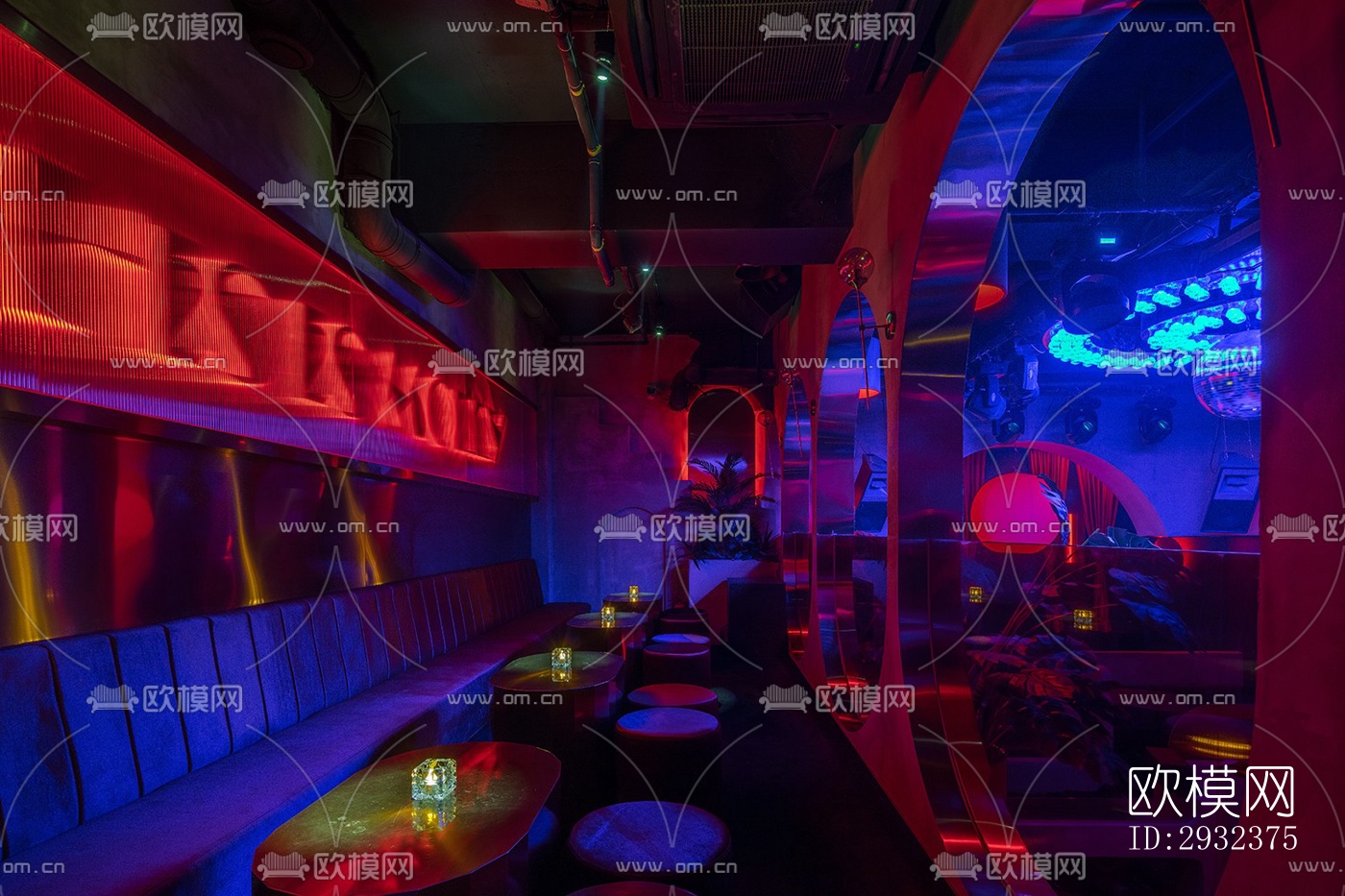 现代酒吧效果图下载（渲染图7）