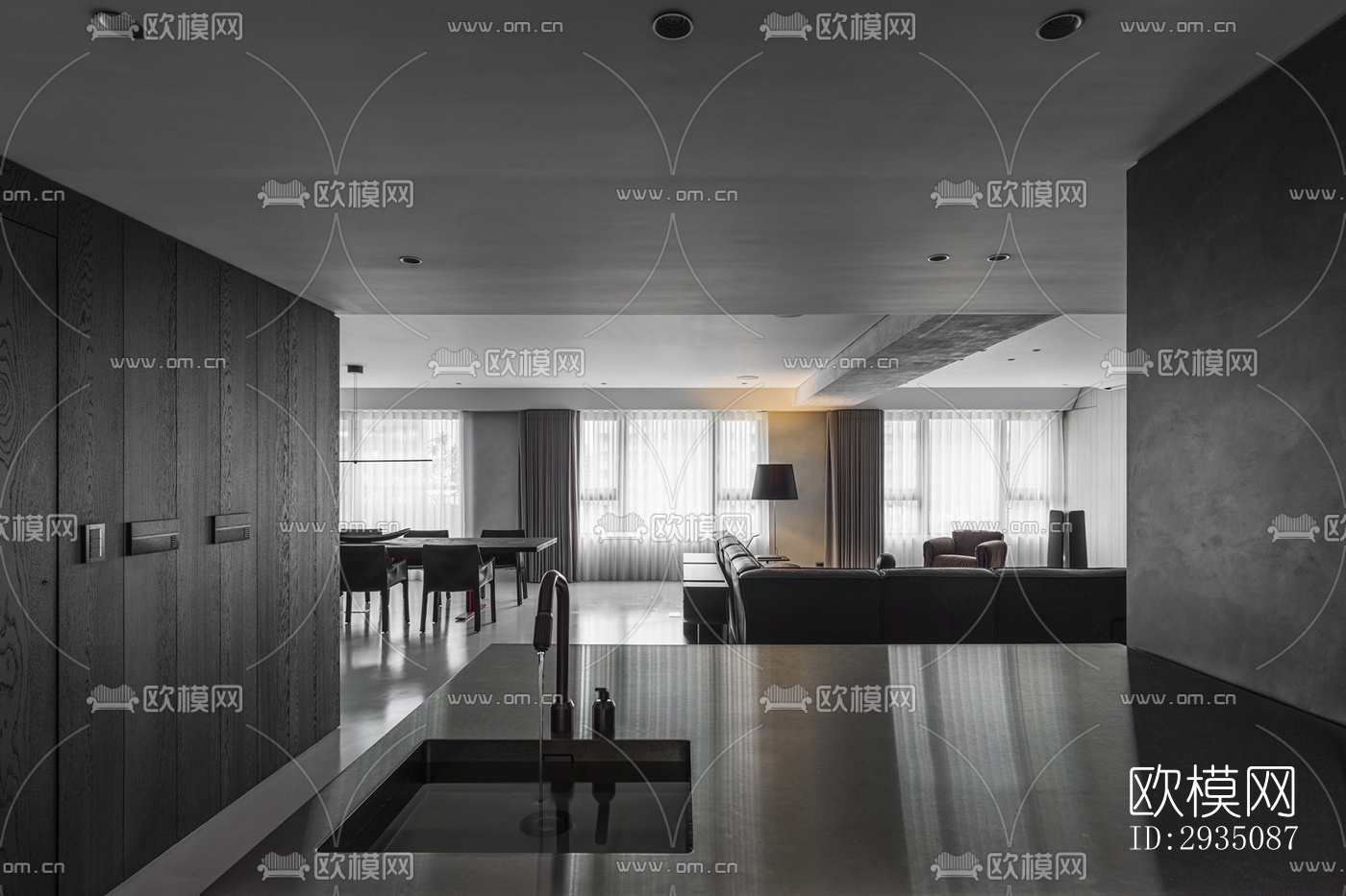 高级灰平层效果图下载（渲染图6）