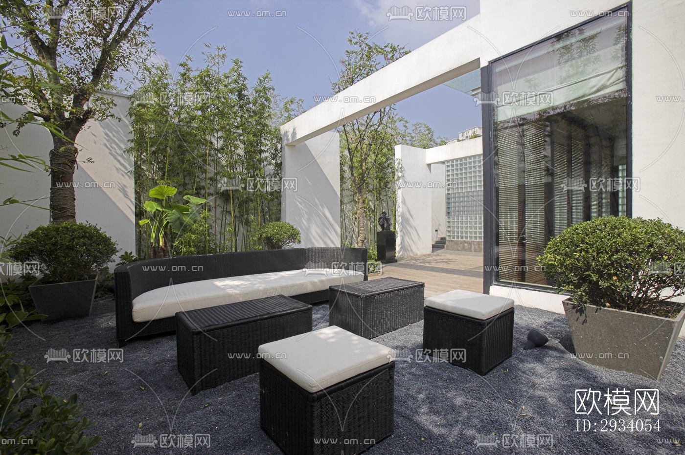 现代别墅效果图下载（渲染图3）