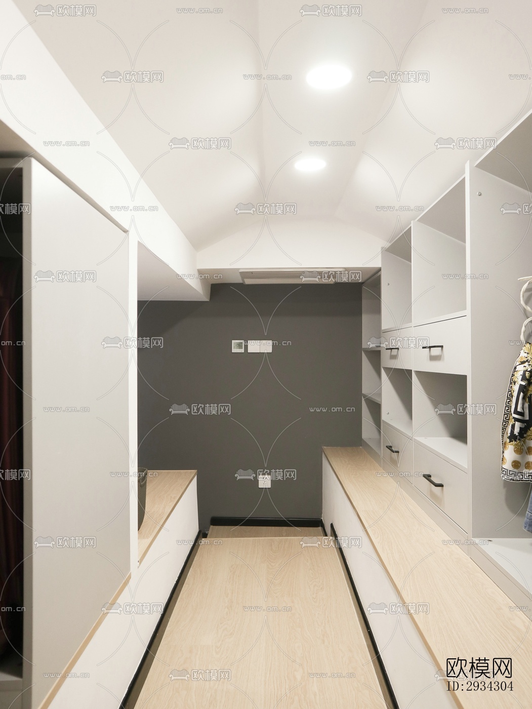 现代复式效果图下载（渲染图16）