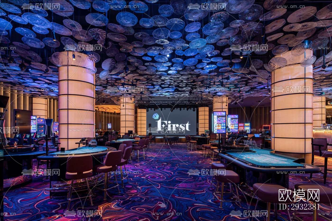 现代酒吧效果图下载（渲染图15）