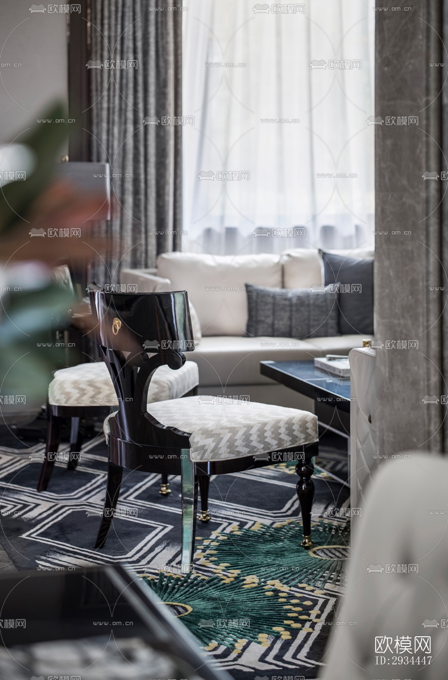 后现代平层效果图下载（渲染图17）