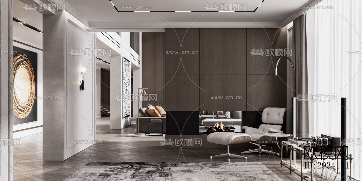 现代别墅效果图下载（渲染图1）