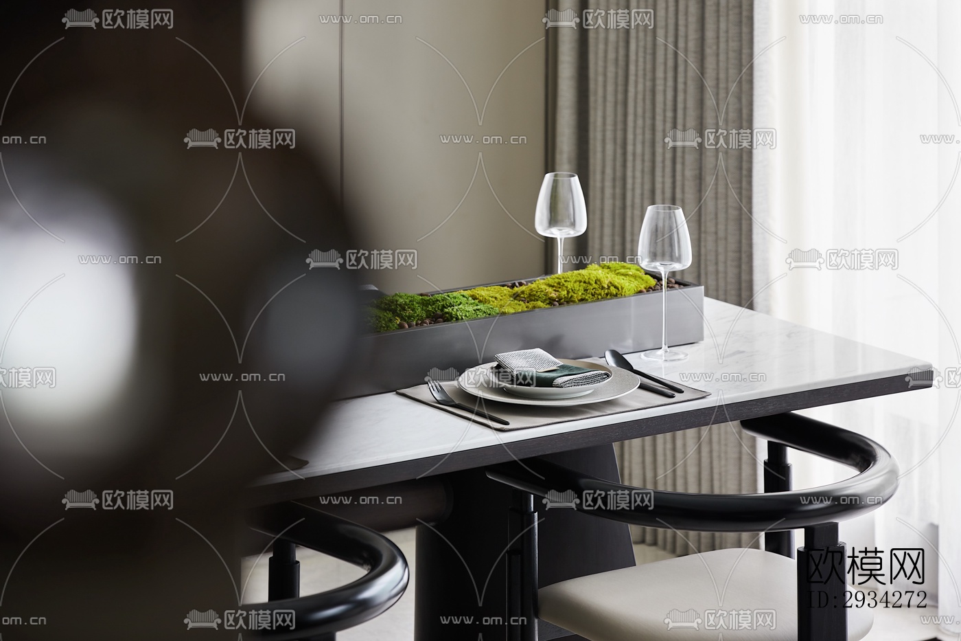 现代复式效果图下载（渲染图11）