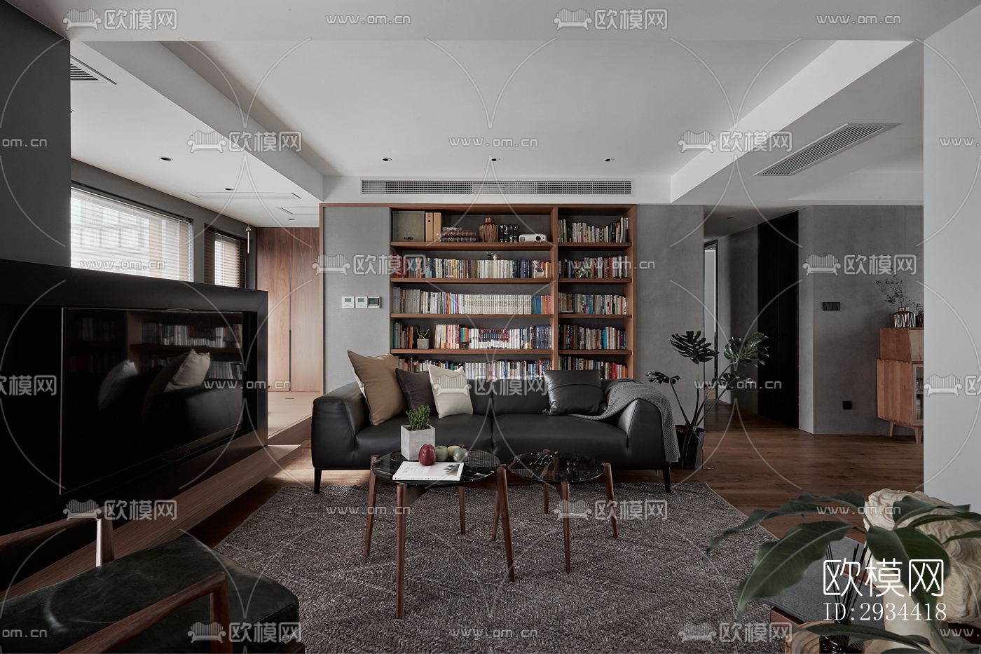 北欧平层效果图下载（渲染图12）