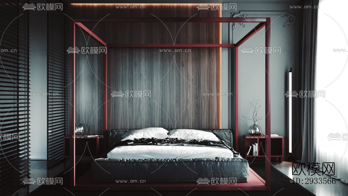 北欧公寓效果图下载（渲染图7）