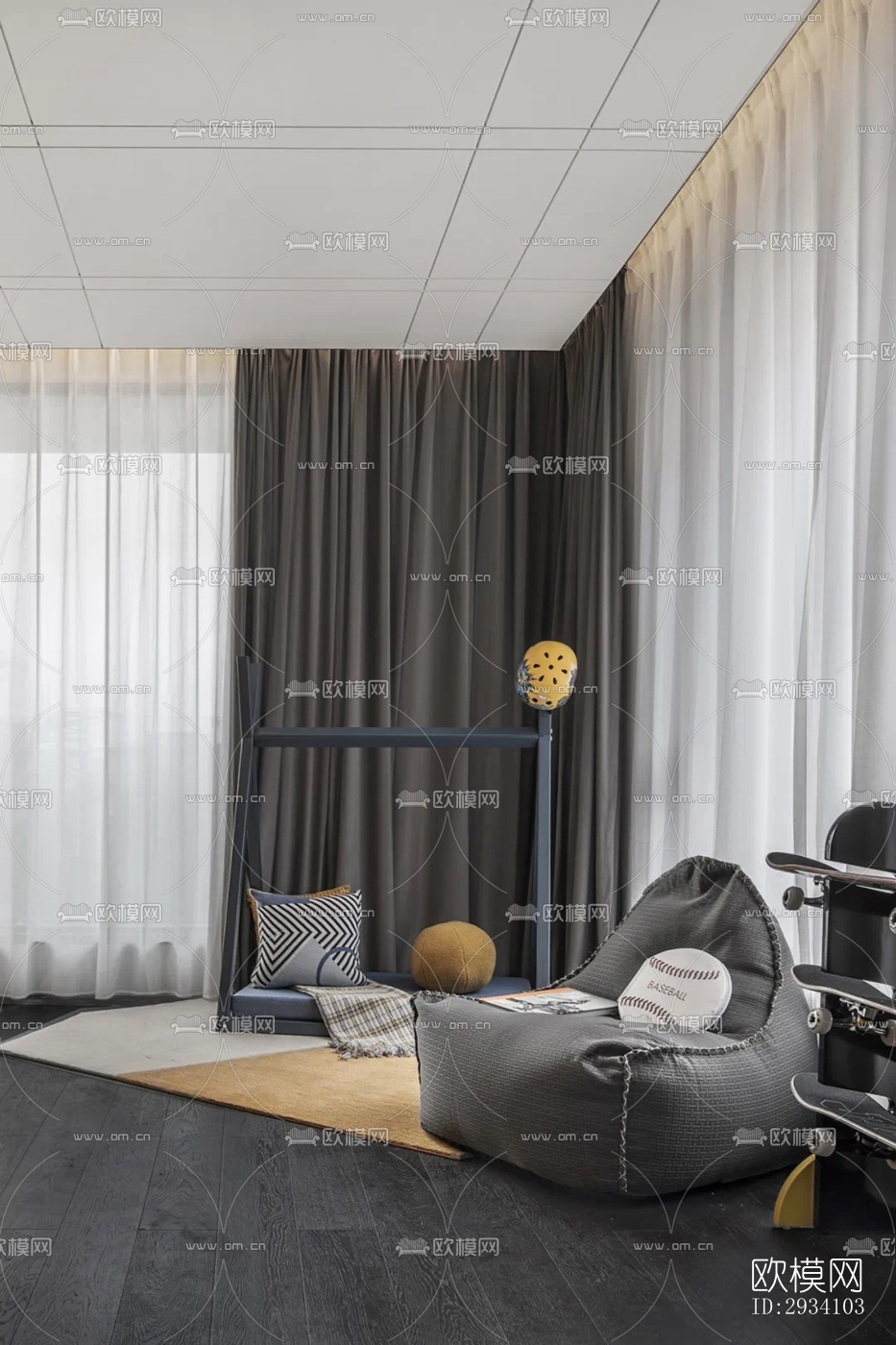 现代别墅效果图下载（渲染图13）