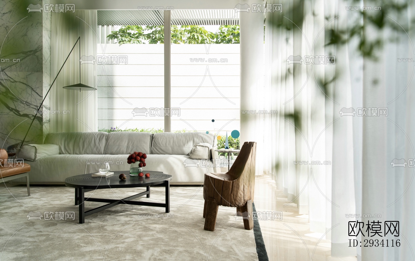 现代别墅效果图下载（渲染图3）