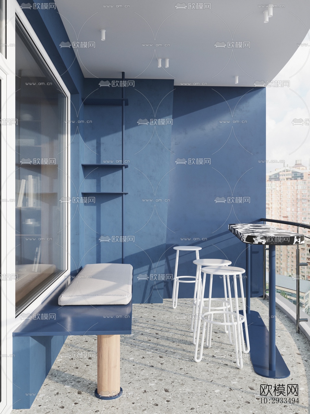 北欧公寓效果图下载（渲染图10）