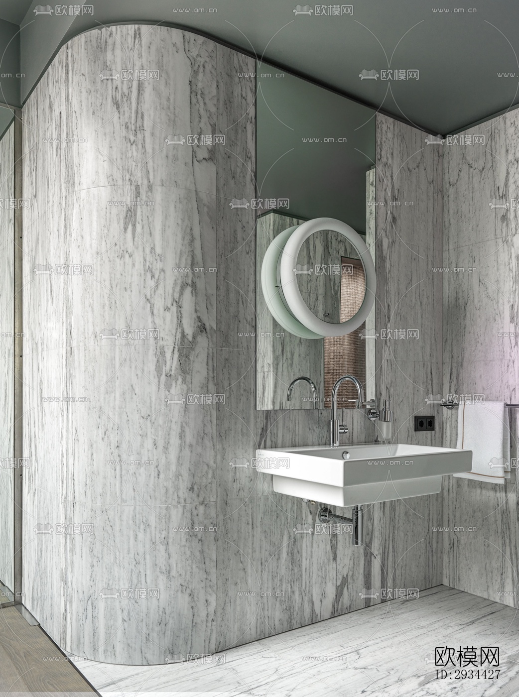 北欧平层效果图下载（渲染图13）