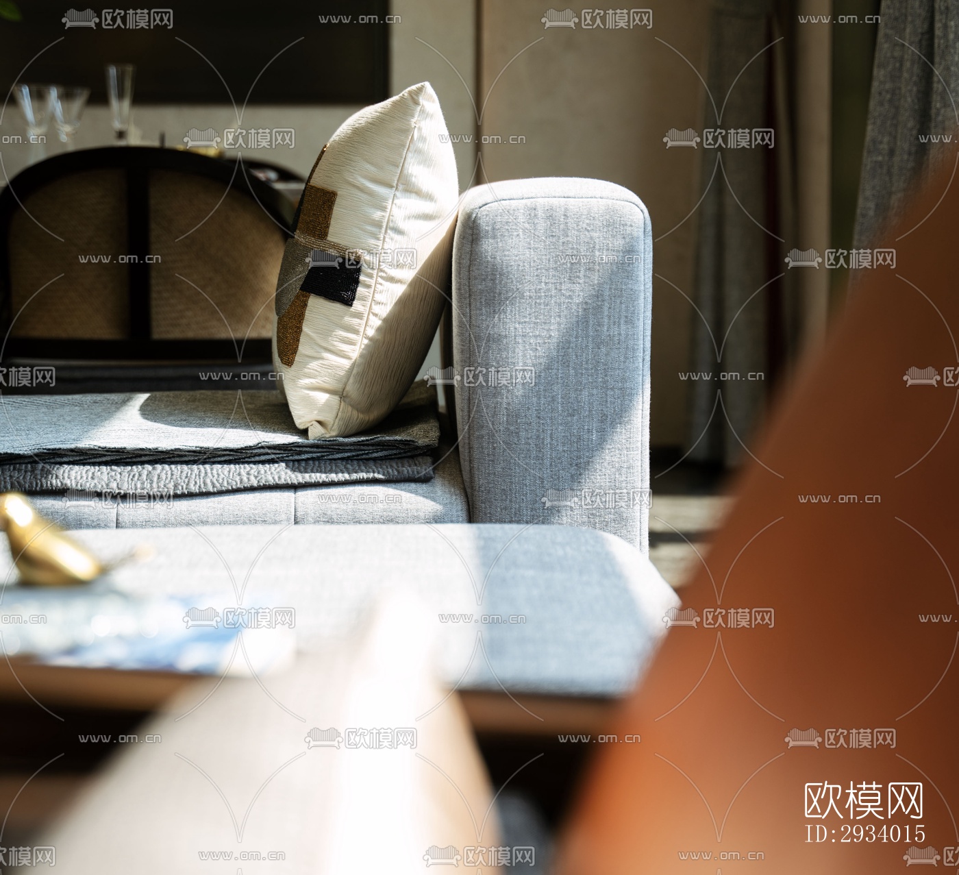 新中式别墅效果图下载（渲染图12）