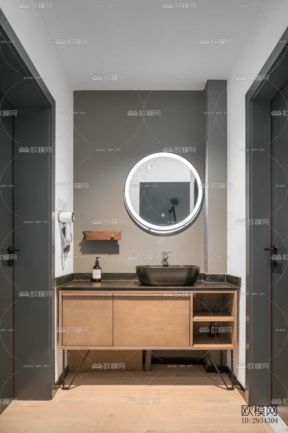 现代复式效果图下载（渲染图9）