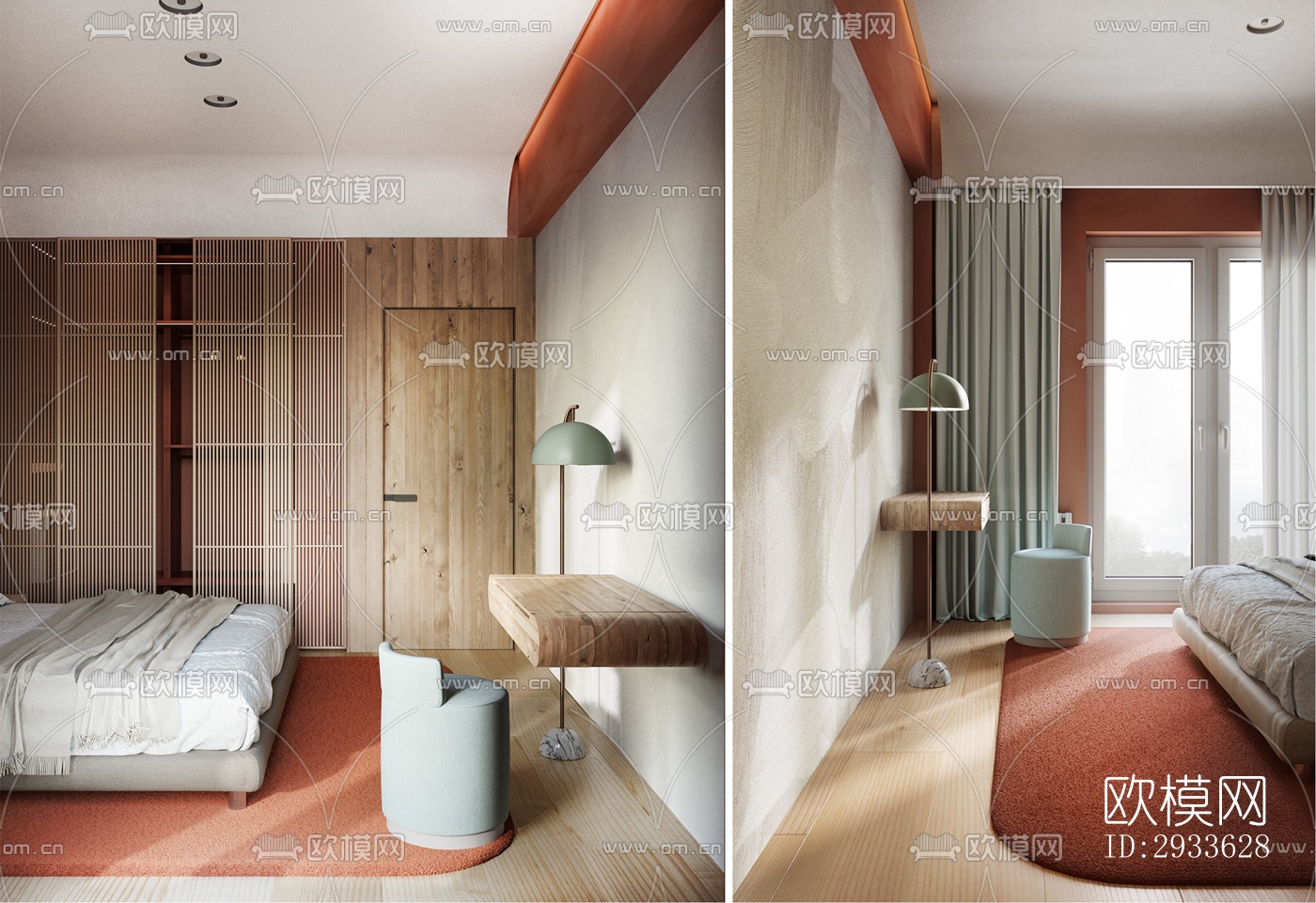 北欧公寓效果图下载（渲染图3）