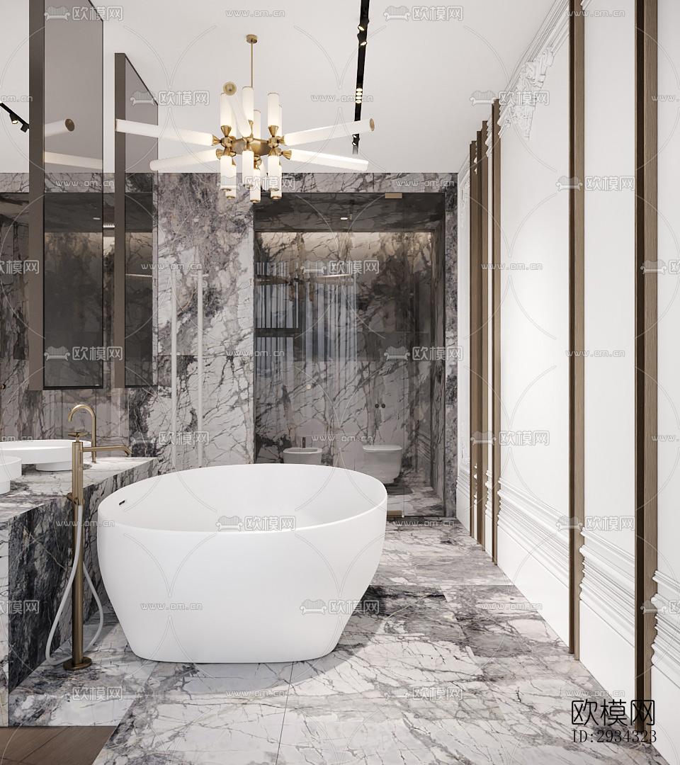 现代复式效果图下载（渲染图8）