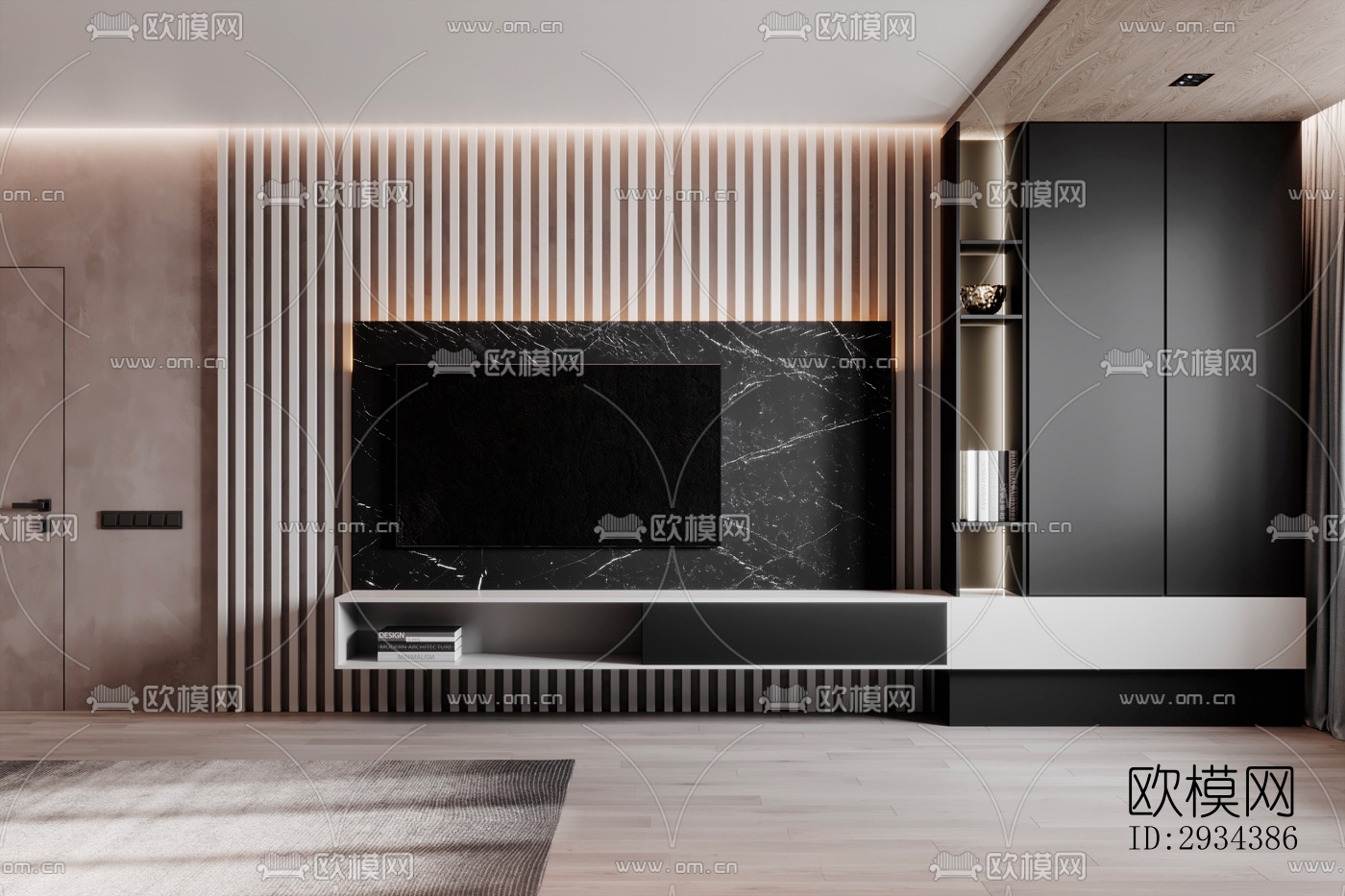 北欧平层效果图下载（渲染图20）