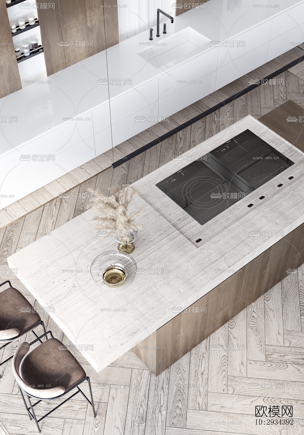 北欧平层效果图下载（渲染图11）