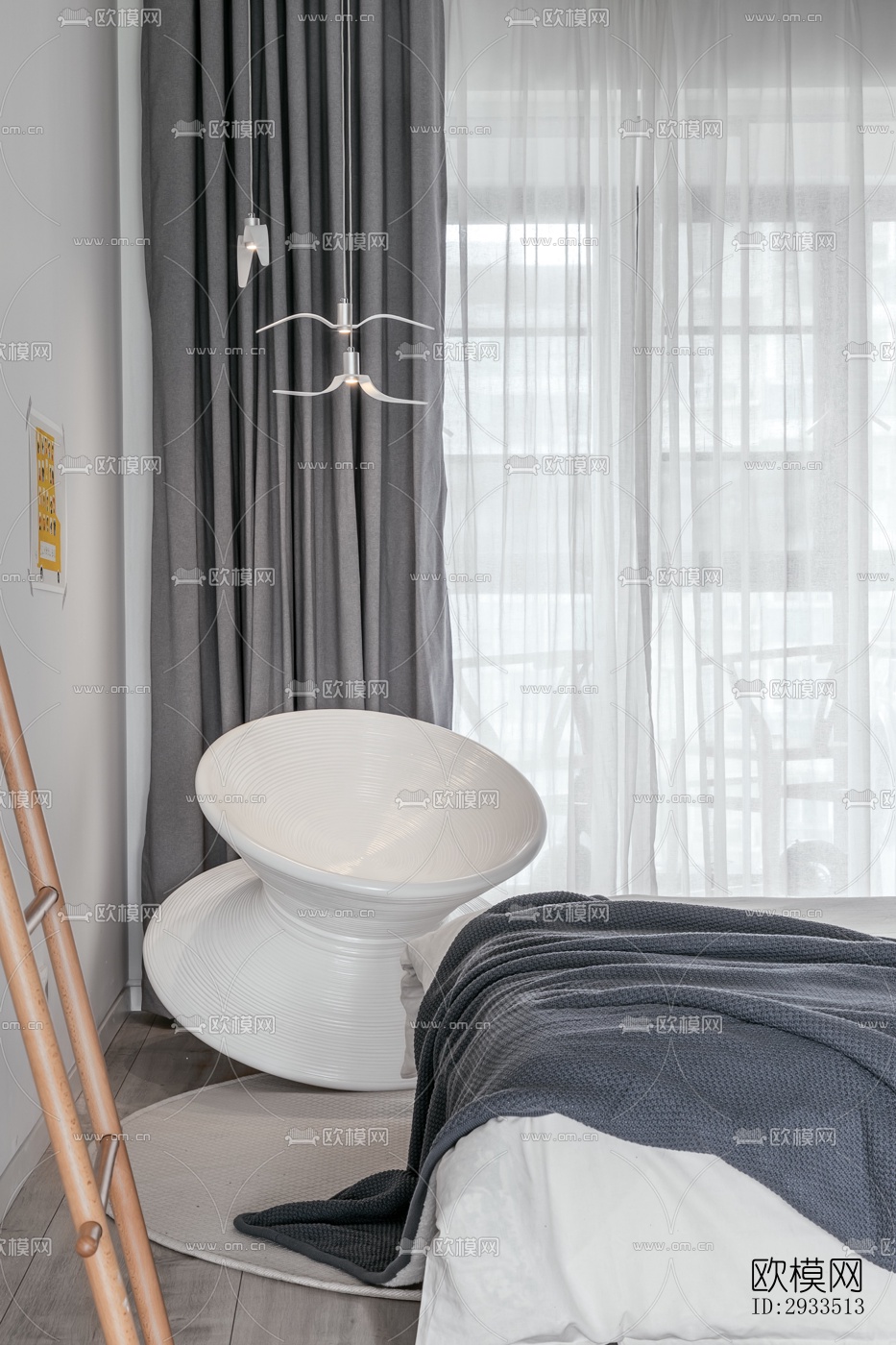 北欧公寓效果图下载（渲染图8）