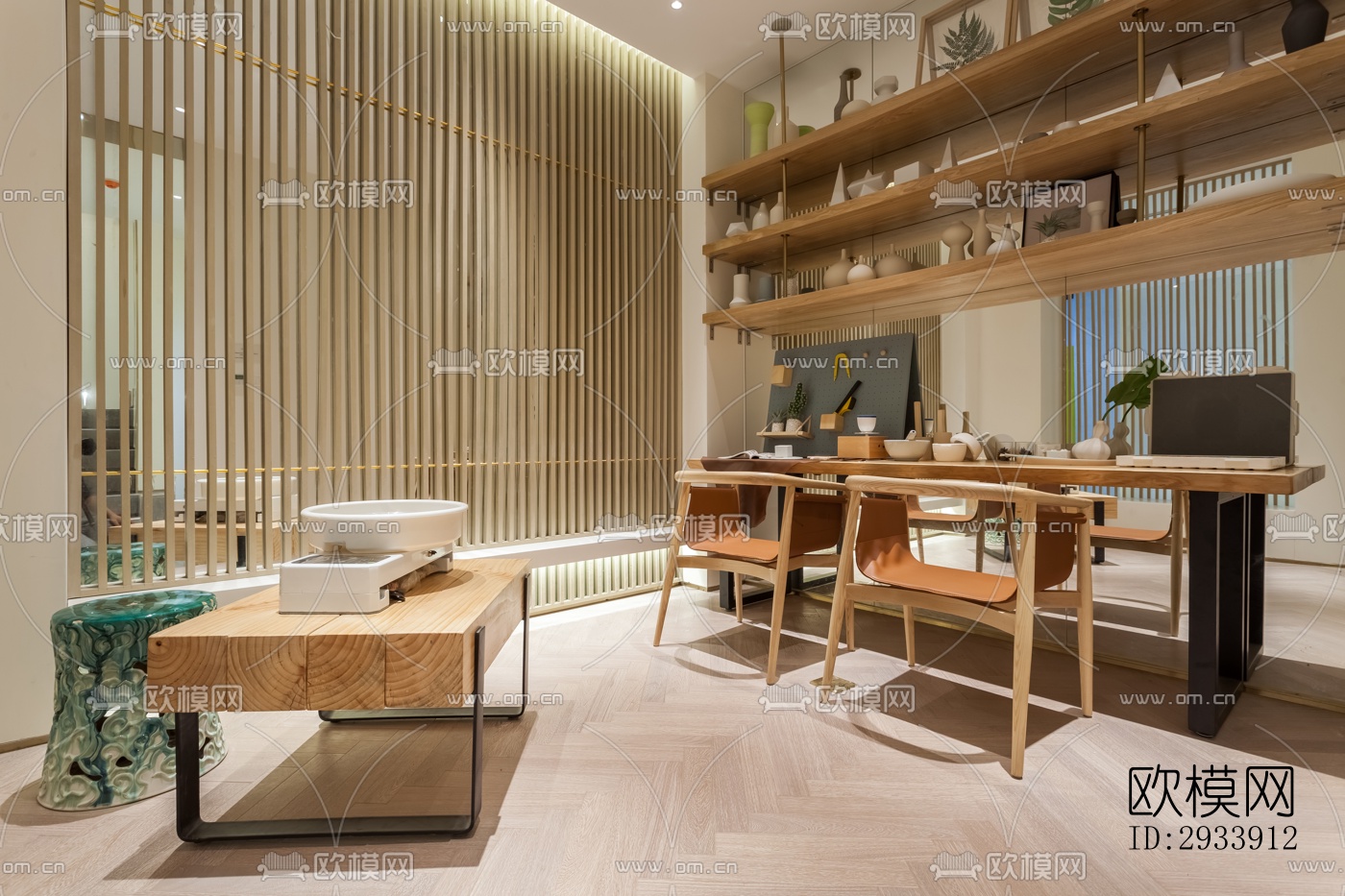 新中式别墅效果图下载（渲染图19）