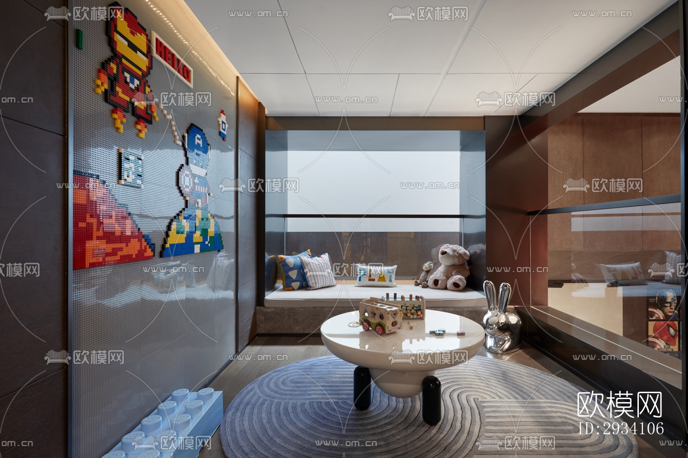 现代别墅效果图下载（渲染图12）