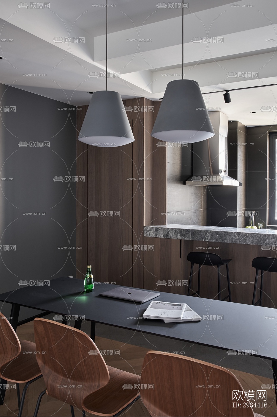 北欧平层效果图下载（渲染图7）