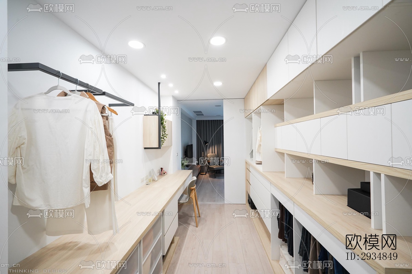 现代平层效果图下载（渲染图19）