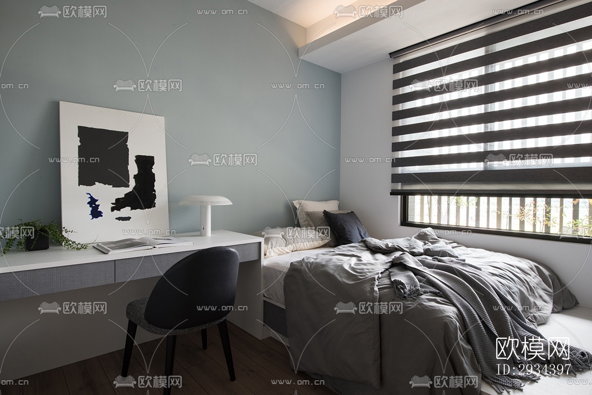 北欧平层效果图下载（渲染图13）