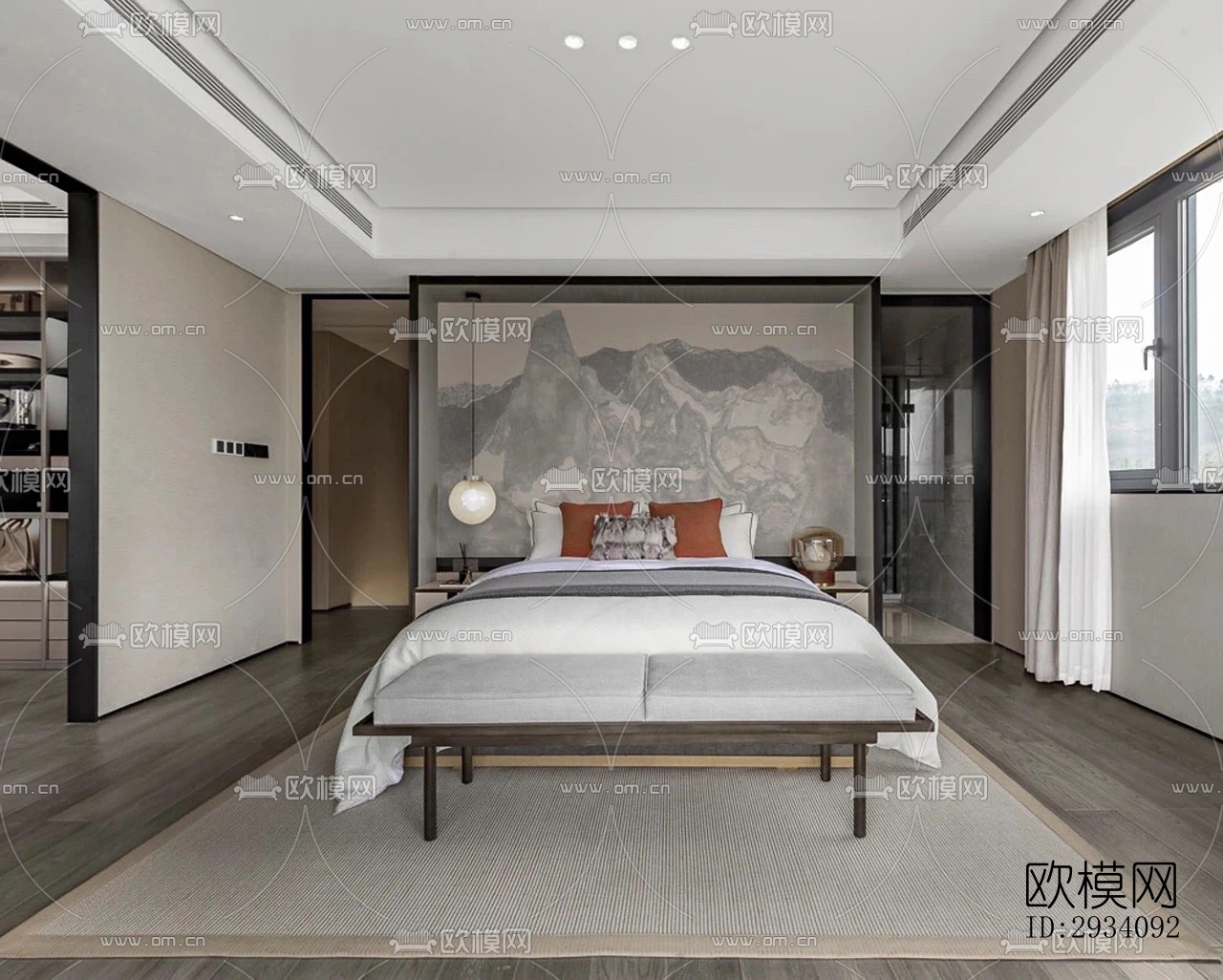 现代别墅效果图下载（渲染图3）