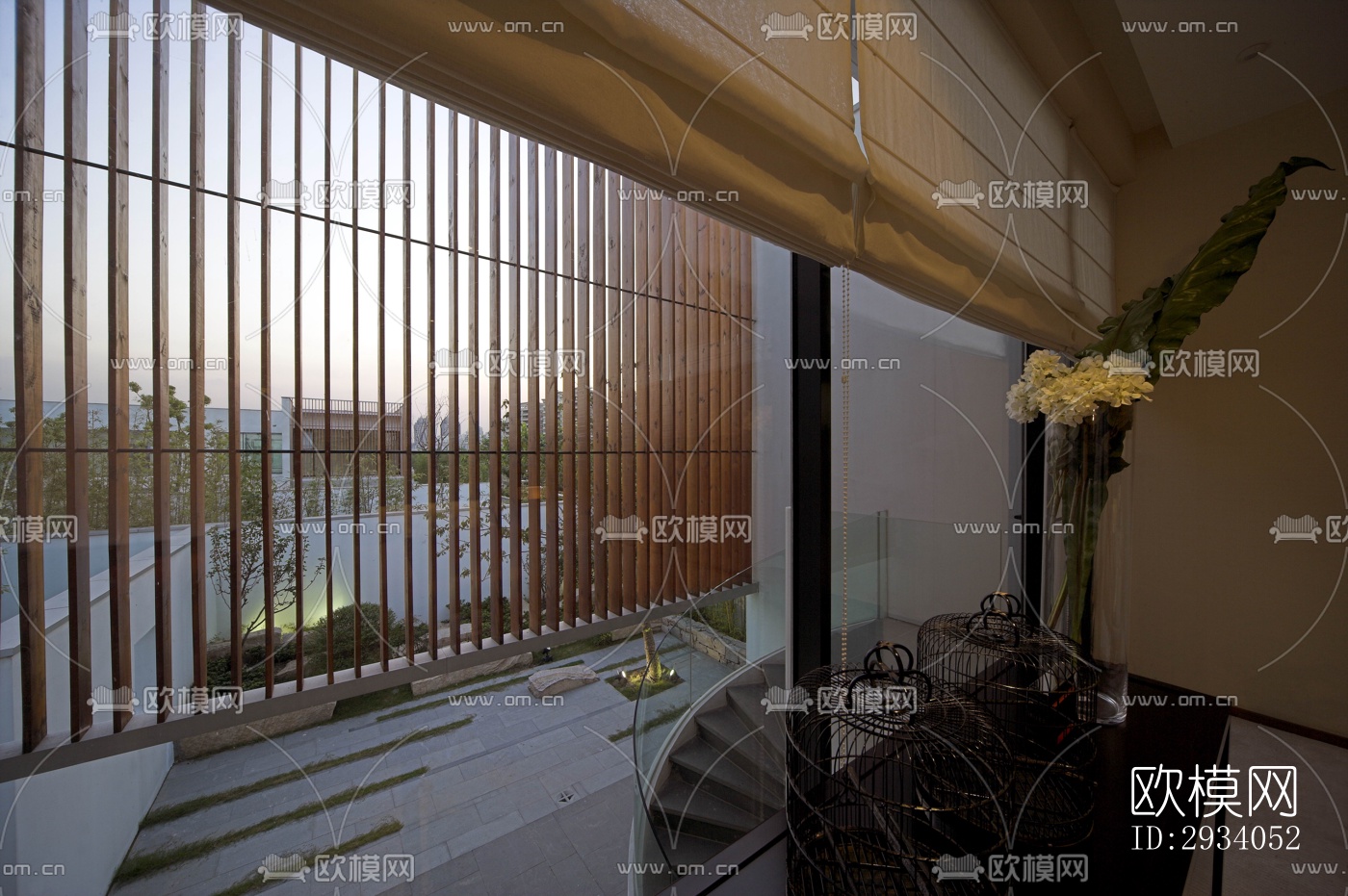 现代别墅效果图下载（渲染图14）