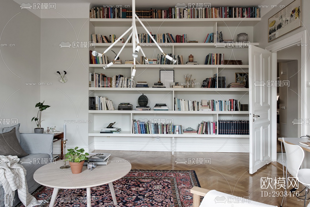 北欧公寓效果图下载（渲染图8）