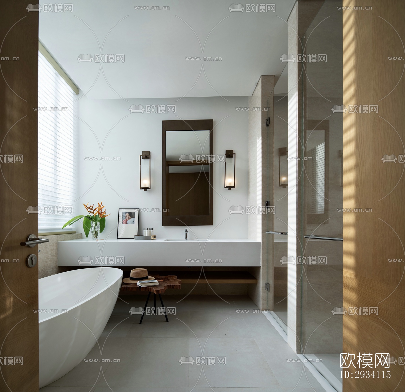 现代别墅效果图下载（渲染图14）