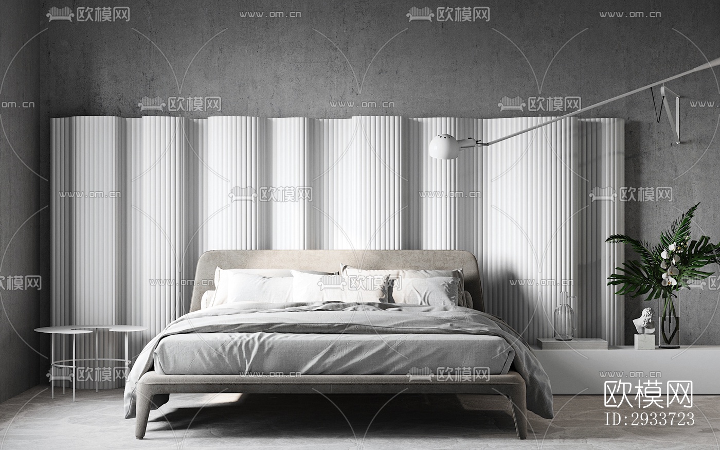 现代公寓效果图下载（渲染图4）