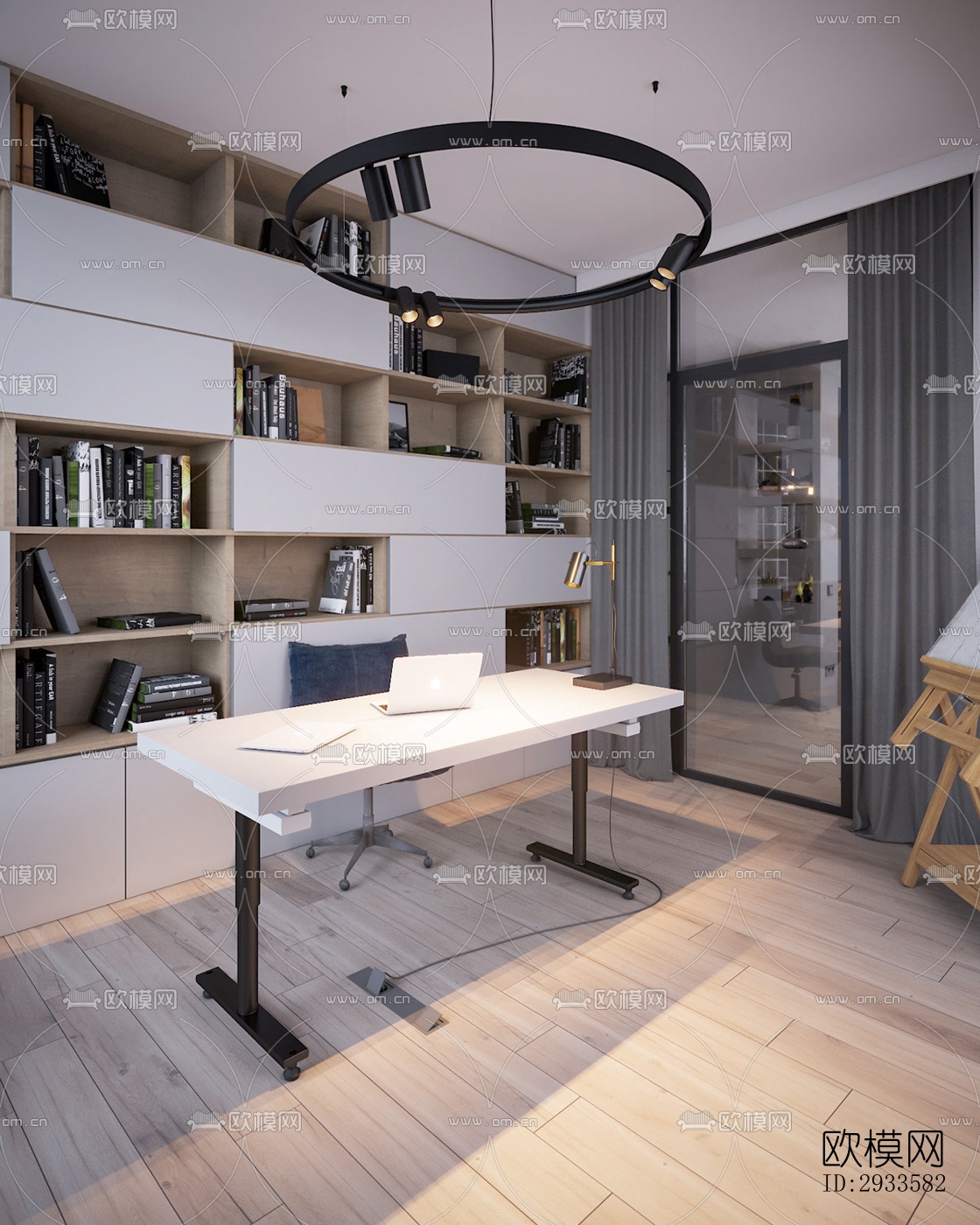 北欧公寓效果图下载（渲染图8）