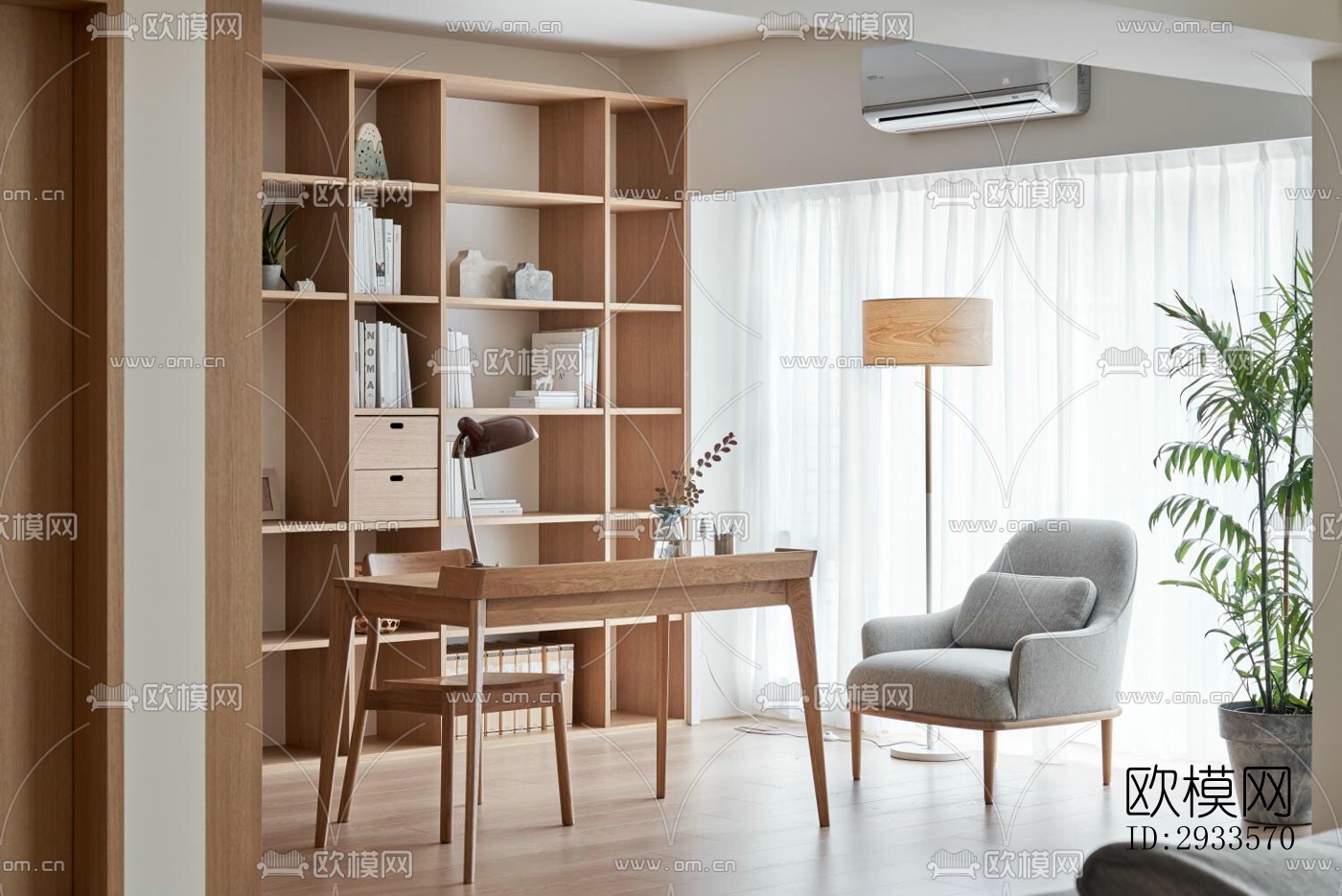 北欧公寓效果图下载（渲染图14）