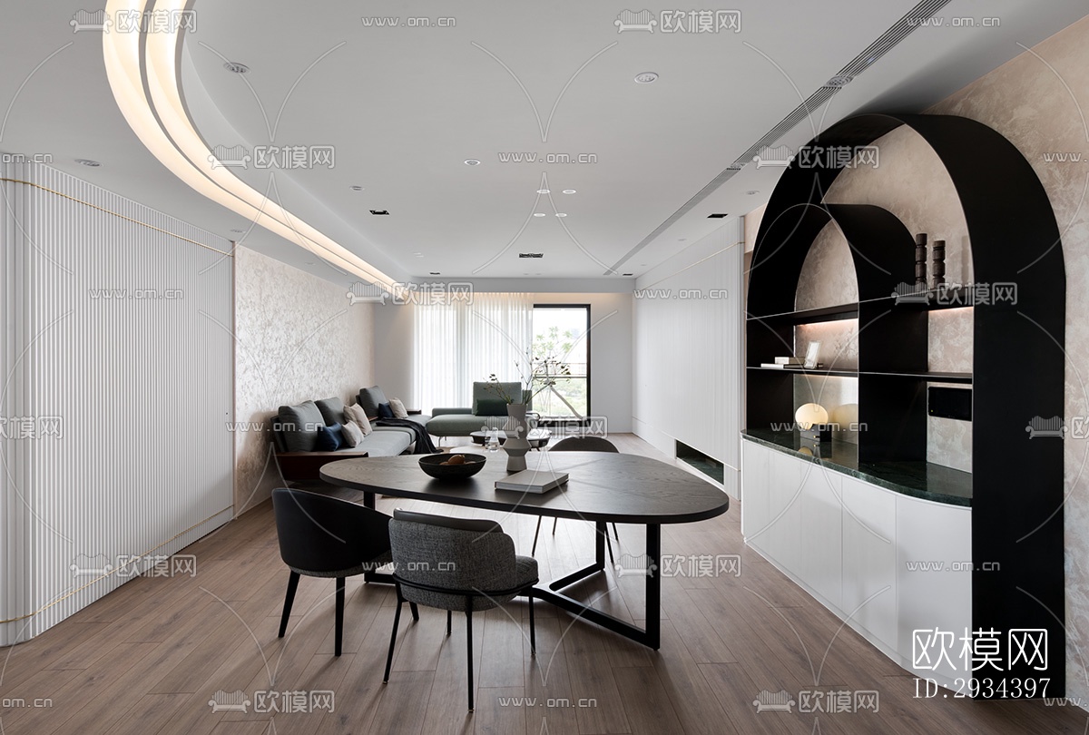 北欧平层效果图下载（渲染图18）